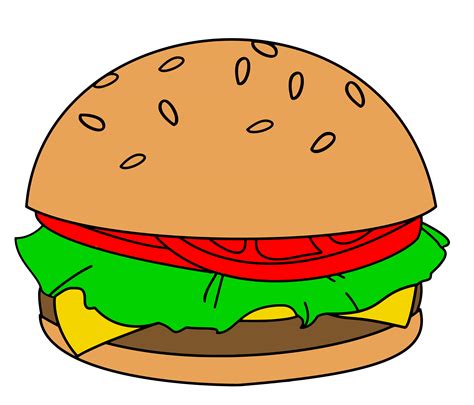 Cartoon Burger by viperfan91 on DeviantArt