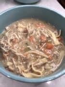 Hearty Chicken Noodle Soup | The Stuffed Grape Leaf