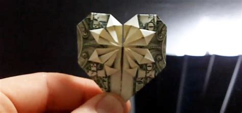 How to Fold Beautiful Origami Hearts Using Real Dollar Bills or Any Other Paper Money « Origami ...