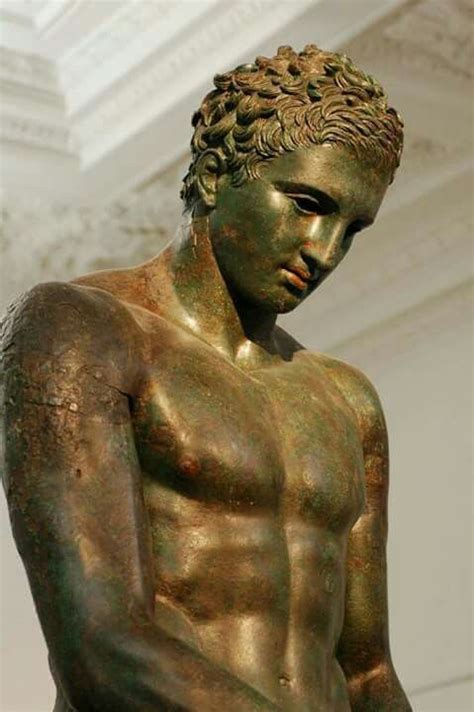 Apoxyomenos di Lussino. Bottega ellenistica del II sec a. C. di originale del IV sec. a.C ...