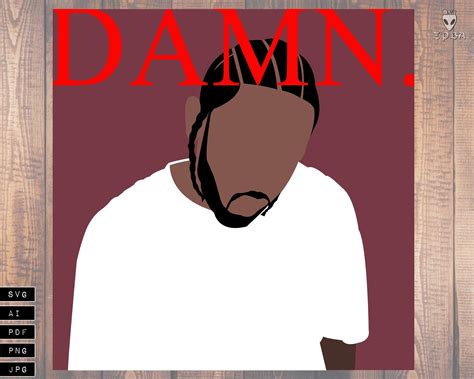 Damn Kendrick Lamar Album Cover Svg Kendrick Poster T-shirt - Etsy UK