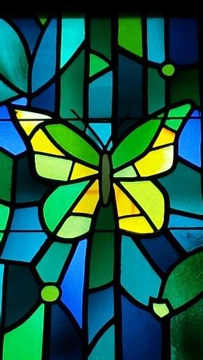 Butterfly stained glass at the St. Paul of the Apostle church in Nassau, Bahamas | Stained glass ...