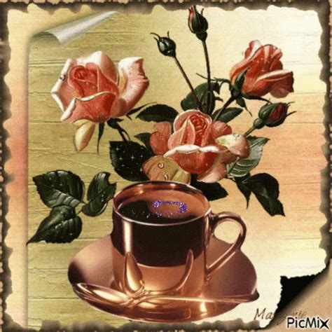 Tea Cup GIF - Tea Cup Flowers - Discover & Share GIFs