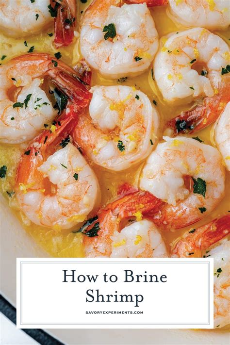 How to Brine Shrimp - Learn How to Brine in a Few Simple Steps!