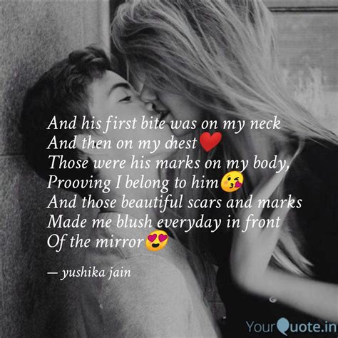 Best lovebite Quotes, Status, Shayari, Poetry & Thoughts | YourQuote