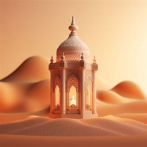 Happy Eid Mubarak, Lanterns, Islam, Deserts, Background, Illustration, Decor, Decoration, Lamps