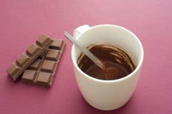 Delicious hot chocolate drink in a mug - Free Stock Image