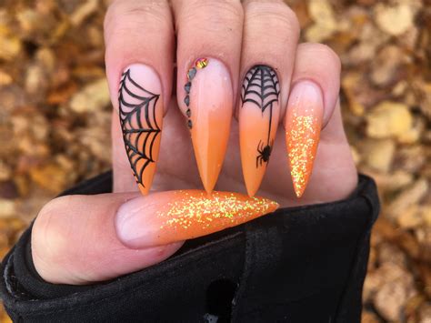 Cute Halloween Stiletto Nails : Unlike regular acrylic extensions, you ...