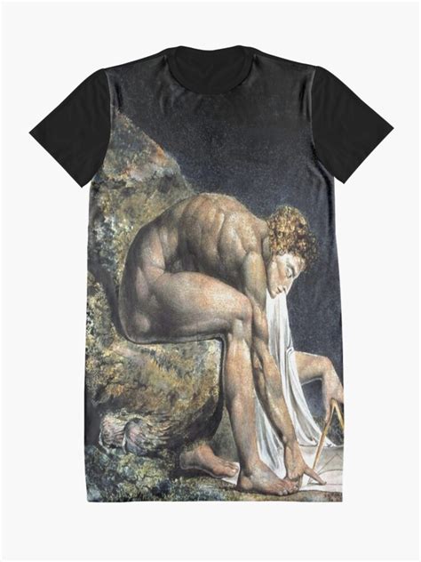 "Isaac Newton-William Blake" Graphic T-Shirt Dress for Sale by LexBauer | Redbubble