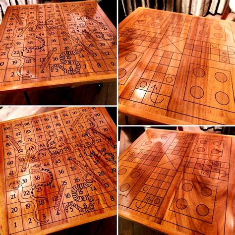 Wood Custom Finish Board Games, Number Of Players: 4-5 Players, 17x17 Inch at Rs 3500/piece in Eyyal