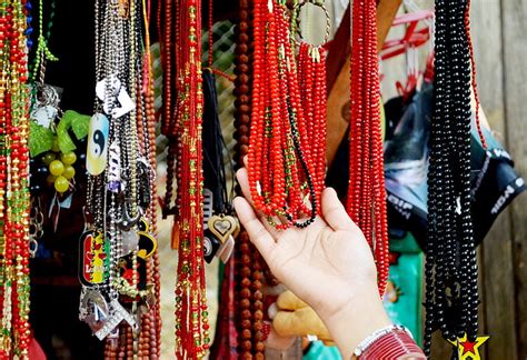 Royalty-Free photo: Person holding beaded necklaces | PickPik