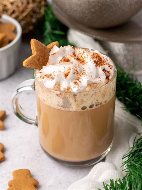 Vegan Gingerbread Latte | Starbucks Copycat! - Olivia's Kitchen