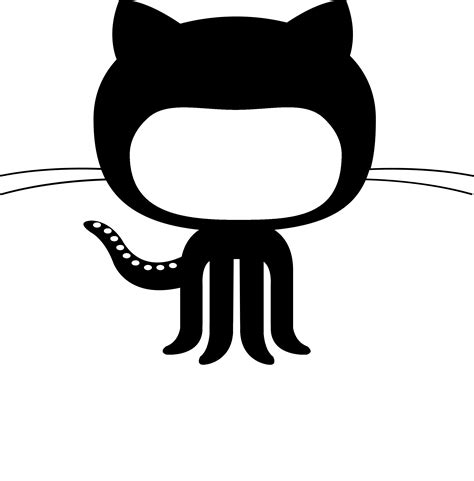 GitHub logo PNG transparent image download, size: 2400x2437px