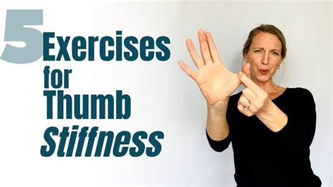 BEST 5 Thumb Exercises for THUMB STIFFNESS - YouTube