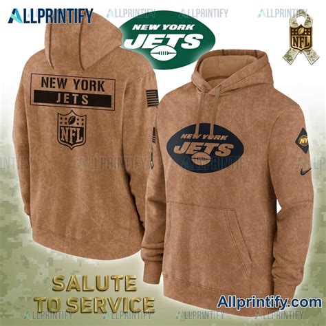 New York Jets Salute To Service NFL 2023 Hoodie - Allprintify