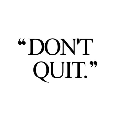 Don't Quit | Exercise And Training Inspiration Quote