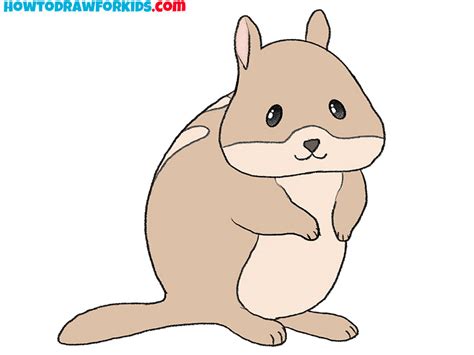 How to Draw a Chipmunk - Easy Drawing Tutorial For Kids