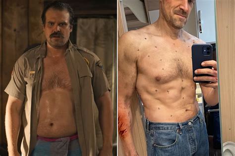 David Harbour Shows His Body Transformation for Stranger Things