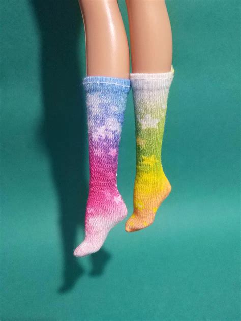 Barbie doll clothes socks legwear stockings homewear fashion | Etsy