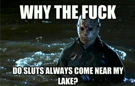 Jason voorhees has a point | Funny horror, Horror movies memes, Halloween memes