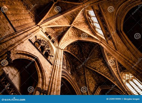 Bordeaux Cathedral, Roman Catholic Saint Andrew Church Editorial Stock Image - Image of gothic ...