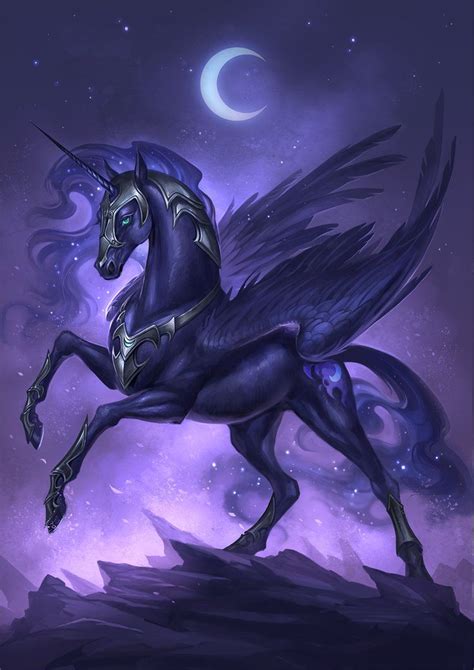 MLP Villains - Nightmare Moon | Mythical creatures art, Unicorn art, Fantasy creatures art