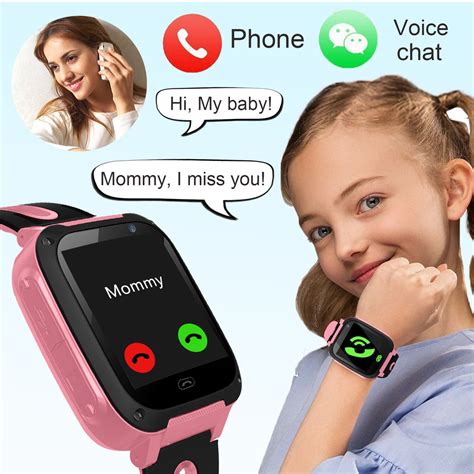 TURNMEON Kids Smart Watches with Free SIM Card 1.44 GPS Tracker Wrist Smart Watch Phone for Boys ...