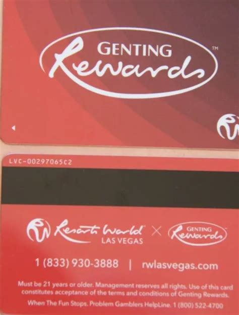 RESORT WORLD (HILTON) Las Vegas Casino Hotel Players Club Card $2.99 - PicClick