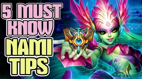 5 EASY and SIMPLE tricks to ELEVATE your NAMI GAMEPLAY - YouTube