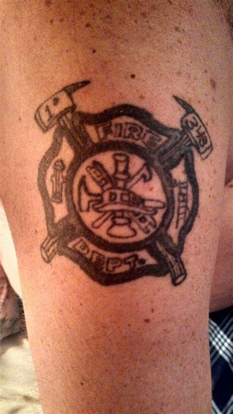 Pin by Lieutenant 107 on Firefighters (Tattoos) | Firefighter tattoo ...