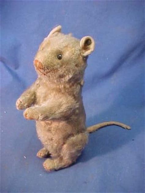 Rare 1910 STEIFF BILLY POSSUM Stuffed ANIMAL With BUTTON -- Antique ...