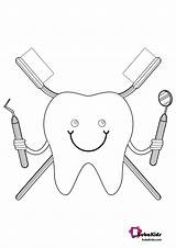 Kids Dentist Coloring Page  BubaKidscom sketch template