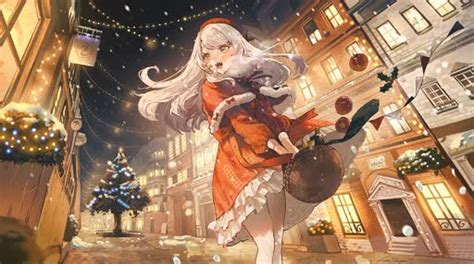 Anime Christmas Animation - DesktopHut