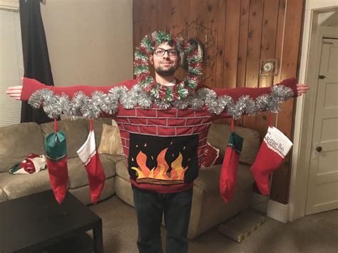 My friend just won 100$ for his workplace’s Ugly Sweater Contest. : r/funny