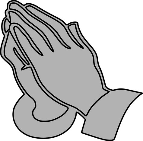 Free vector graphic: Prayer, Hands, Praying, Gray - Free Image on Pixabay - 296840