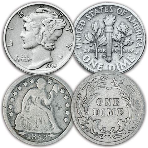 A Century of U.S. Silver Dimes