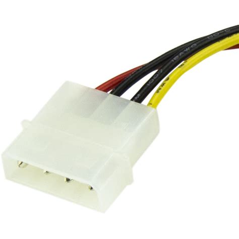 StarTech.com 6in 4 Pin Molex to SATA Power Cable Adapter - SATAPOWADAP | Novatech