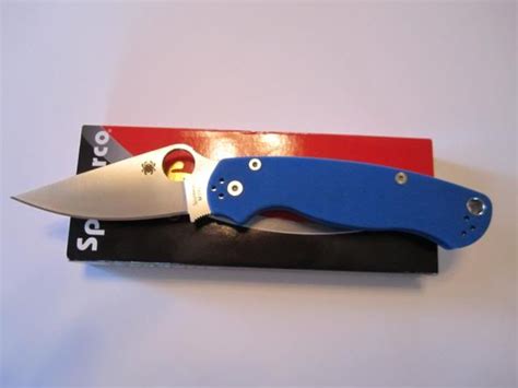 Blue Spyderco Paramilitary 2 M390 Sprint run! (With images) | Spyderco, Spyderco knives, Folding ...