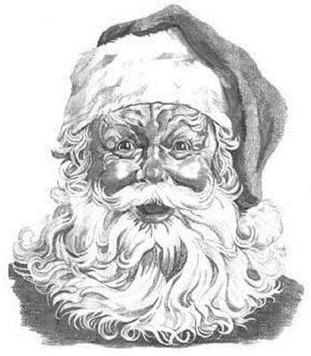 Santa Claus Pencil Drawing at PaintingValley.com | Explore collection ...