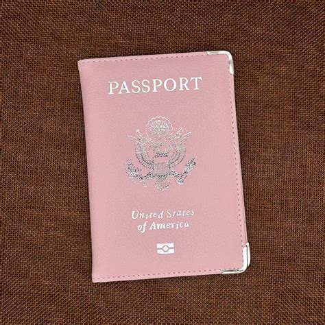 Travel Leather Covers for Passports USA America Passport Cover Women Girls US Passport Covers ...