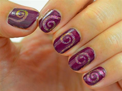 Swirls | Swirl nail art, Nail designs, Nails