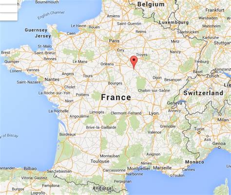 Where is Auxerre on map of France