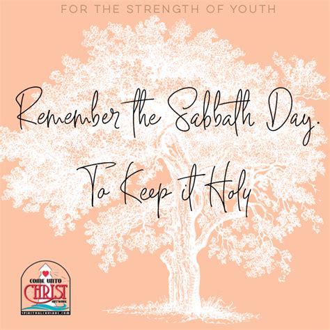 Sabbath Day Observance: For the Strength of Youth | Spiritual Crusade