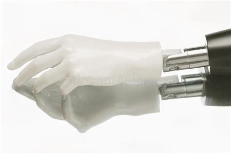 Close-up of Humanoid Robot Hand Stock Image - Image of closeup, hand ...