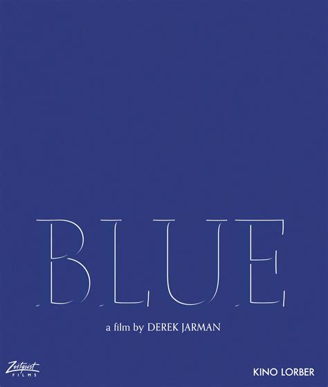 Blue (Derek Jarman) (Blu-ray) - Kino Lorber Home Video