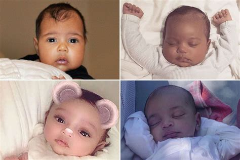 Compare Baby West's First Photo with North, Saint and Chicago