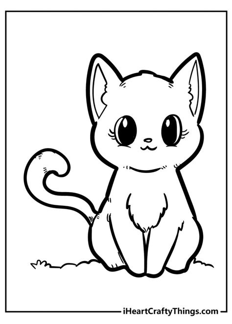 Kitten Coloring Pages (100% Free Printables)