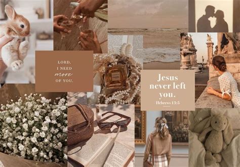 brown aesthetic🤎wallpaper background collage christian fall quotes ...