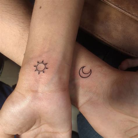 Perfectly Balanced Sun And Moon Matching Tattoos Tatt - vrogue.co