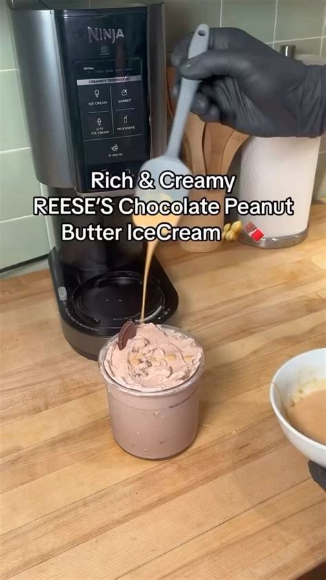 Ninja Creami Recipes | High Protein | Ice Cream on Instagram: "Reese’s Chocolate Peanut Butter ...